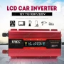 Автомобилен Инвертор UKC 12V-220V 2000W Преобразовател на Напрежението, снимка 2