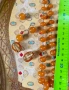 Обеци с мъниста и клипсове от балтийски кехлибар, снимка 2