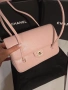 Chanel Preppy Coco Baby Pink Дамска Чанта От Естествена Телешка Кожа Код Brand Luxury Fashion30, снимка 5