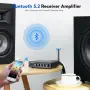 Усилвател  AIYIMA A03 Class D 2.1 Amplifier TPA3116D2 Bluetooth 5.0 2x50W, снимка 7