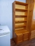 Шкаф с библиотека от масивен чам 184х70х50 см, снимка 2