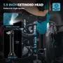 Акумулаторен тресчотка винтоверт/гайковерт 3/8", за 18–21V батерия Brushless с LED и адаптери, снимка 6