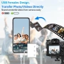 Четец на карти адаптер USB - C за USB SD TF карти памет, снимка 3