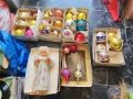 Стари стъклени коледни играчки, снимка 1