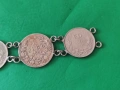 Стара гривна със сребърни монети, снимка 6