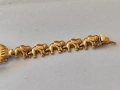 Златна гривна за часовник 10 карата, снимка 4