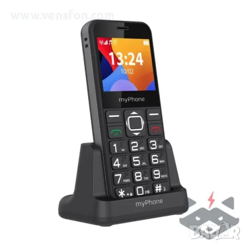  myPhone Halo 3 Телефон за възрастни /черен/, снимка 5 - Други - 55691830
