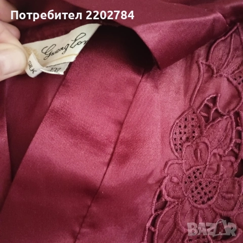 Дамски халати естествена коприна,халат., снимка 3 - Нощници - 51783216