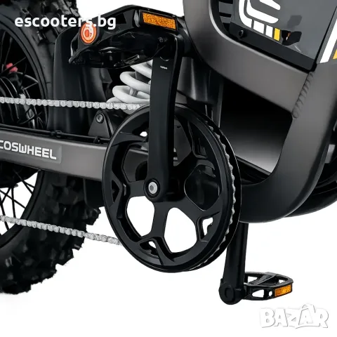 Електрически велосипед Coswheel R19 – 9000W, 72V 40Ah, до 200 км пробег, снимка 17 - Велосипеди - 55498549