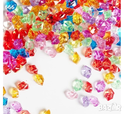 100 декоративни камъка, размер 21 мм