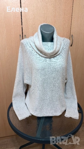 Пуловер Zara. 100% Kaшмир Размер L., снимка 4 - Блузи с дълъг ръкав и пуловери - 54274535