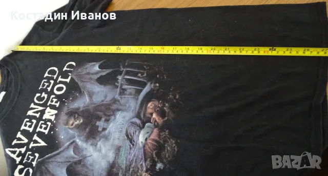 Avenged Sevenfold рок метъл тениска М, снимка 6 - Тениски - 55339130