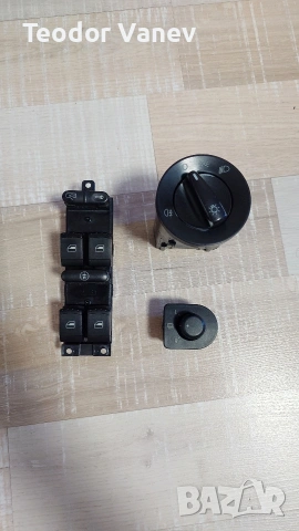 VW Passat B5 Ключ за фарове Копчета за стъкла и LED крушки H7 36 W