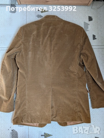 Джинсово спортно сако Hugo Boss Corduroy Velvet Blazer Jacket, снимка 7 - Якета - 54415447