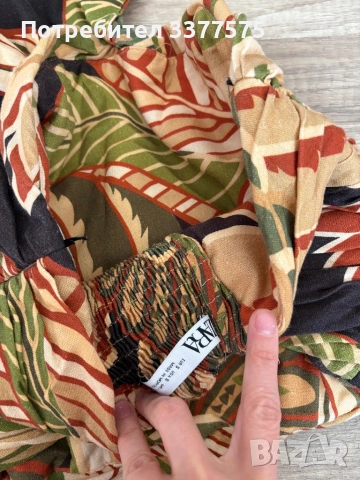 Бюстие Zara лятно цветно , снимка 3 - Корсети, бюстиета, топове - 54185711