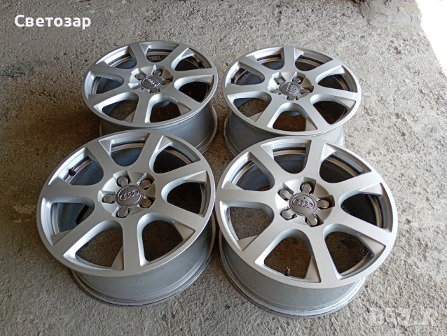 Оригинални джанти Ауди 17 цола 5/112 ЕТ 39 J8/  66.5, снимка 2 - Гуми и джанти - 52375112
