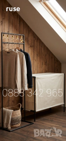 НОВИ! Текстилен шкаф органайзер за обувки 84х35х66см бежов, снимка 2 - Шкафове - 54527133
