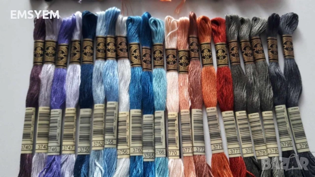 мулине DMC за бродерия, снимка 8 - Гоблени - 50915962