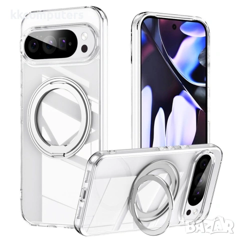 Google Pixel 10 Pro XL Калъф - Магнитен, Стойка, PC+TPU, 2 цвята, снимка 2 - Калъфи, кейсове - 55112401
