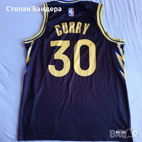 КАТО НОВ NIKE NBA STEPH CURRY 30 GOLDEN STATE WARRIORS Jersey SizeM оригинален потник Нaйк Стеф Къри, снимка 2 - Баскетбол - 54438747