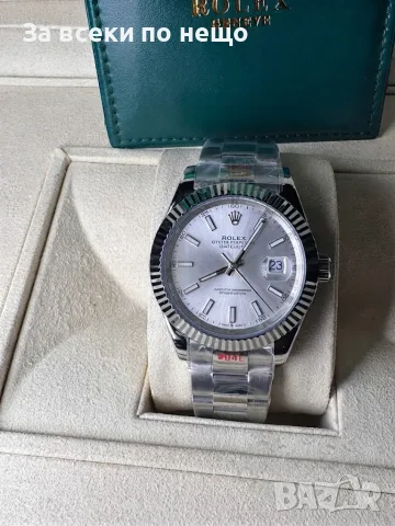 Rolex Date Just White dial Мъжки Часовник С Автоматичен Механизъм Код Chronolux57 