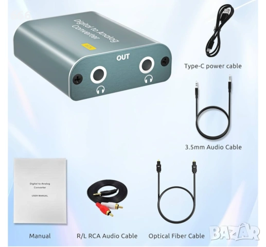 Аналогово-цифров аудио конвертор, снимка 6 - Друга електроника - 54070277