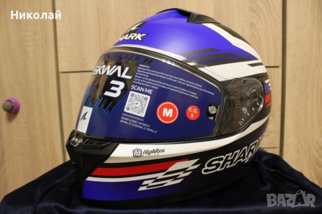 Каска Shark D-Skwal 3 FirstLap, снимка 10 - Аксесоари и консумативи - 52771674