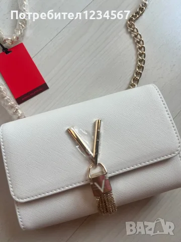 Нова чанта Valentino, цвят екрю🤍, снимка 3 - Чанти - 55471611