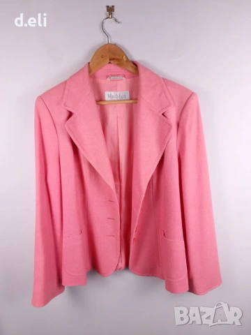 Max Mara Italy Original Size XL Вълна, Коприна, снимка 2 - Сака - 54383183