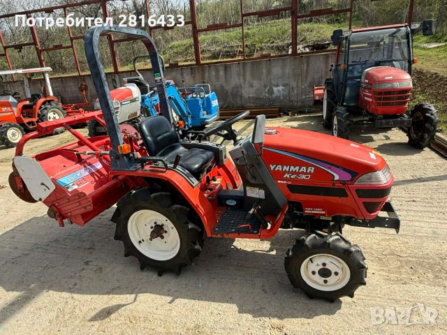 Трактор YANMAR Ke30 4x4, снимка 3 - Селскостопанска техника - 54127005