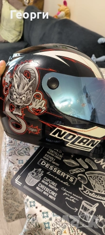 Каска Nolan N62 Dragon M-L, снимка 2 - Спортна екипировка - 55223048
