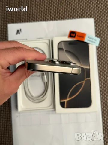 24М ГАР!🔥 iPhone 16 Pro Лизинг от 30€/мес Natural Titanium КАТО НОВ❗️128Gb❗️, снимка 7 - Apple iPhone - 55457630