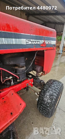 Тракторна косачка с два ножа Briggs & Stratton 11к.с, снимка 2 - Градинска техника - 54803756