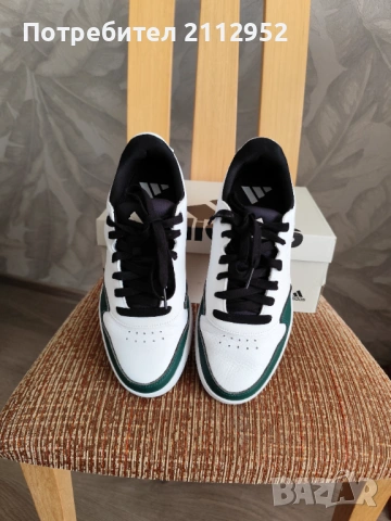Кожени маратонки Adidas , снимка 3 - Маратонки - 54406082