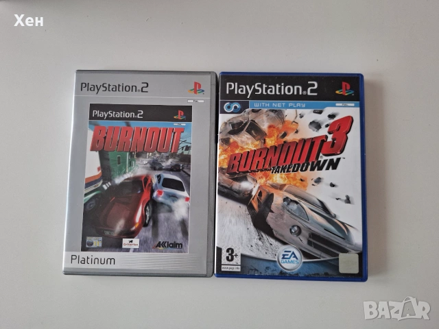 Колекция Burnout PS2 Playstation 2