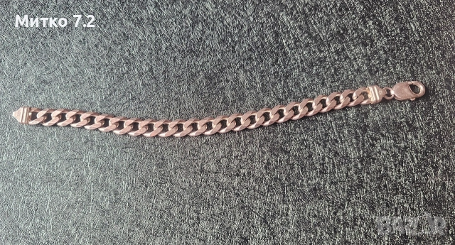 сребърна гривна - 9, снимка 5 - Гривни - 54304066