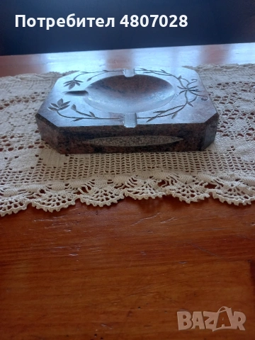 пепелник от камък , снимка 2 - Декорация за дома - 54308348