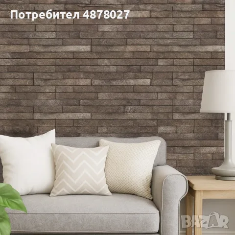 Декоративен 3D тухлен тапет за стени от PE пяна 77х70 см., снимка 6 - Декорация за дома - 55537391