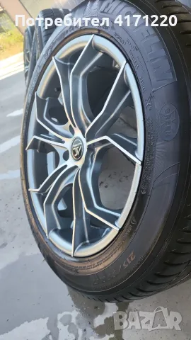 Продавам 4бр джанти с гуми и Втулки за VW, снимка 8 - Гуми и джанти - 55439369