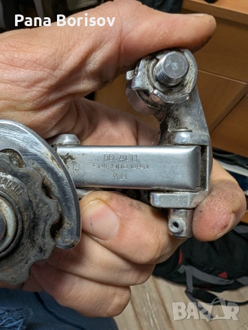 Ретро Дерайльор Shimano Дълго Рамо, снимка 6 - Части за велосипеди - 55280274