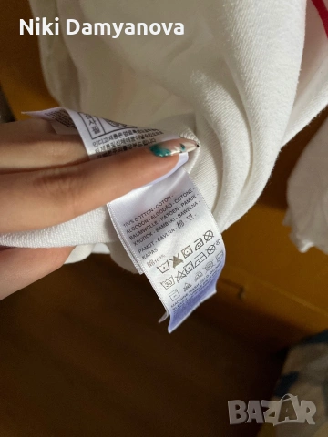 Бял суичър Levi's, снимка 4 - Суичъри - 53960793