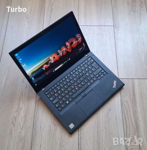 14' IPS Lenovo ThinkPad AMD Ryzen 5 PRO 2500U/8GB/256GB SSD/Бат.5ч., снимка 2 - Лаптопи за работа - 54208695