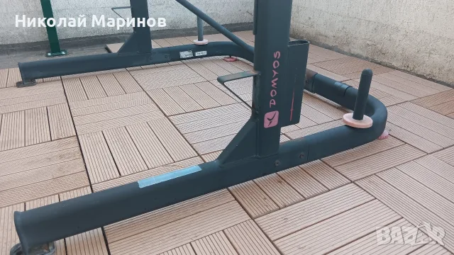 DOMYOS Стойка за фитнес и лост за набиране, снимка 5 - Фитнес уреди - 55663860