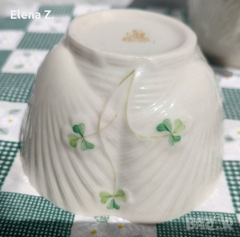 Комплект от 3 части Belleek Ирландия, снимка 12 - Сервизи - 55247797