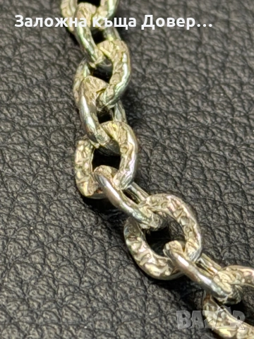 Сребърен  синджир ланче silver 925 чисто нов lanec sinjir ланец, снимка 4 - Колиета, медальони, синджири - 54488349