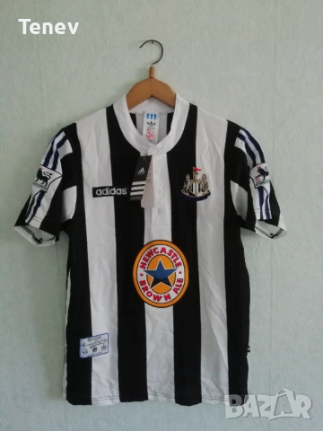 Newcastle United Shearer Adidas 1996/1997 футболна тениска нова фланелка Нюкасъл Алан Шиърър, снимка 2 - Тениски - 52917636