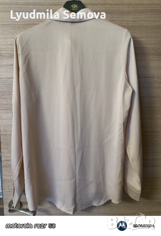 Дамска риза от сатен, снимка 4 - Ризи - 54356113