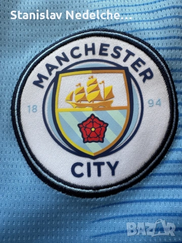 титулярна тениска на Manchester City от сезон 23/24 размер Л, снимка 2 - Тениски - 54329354