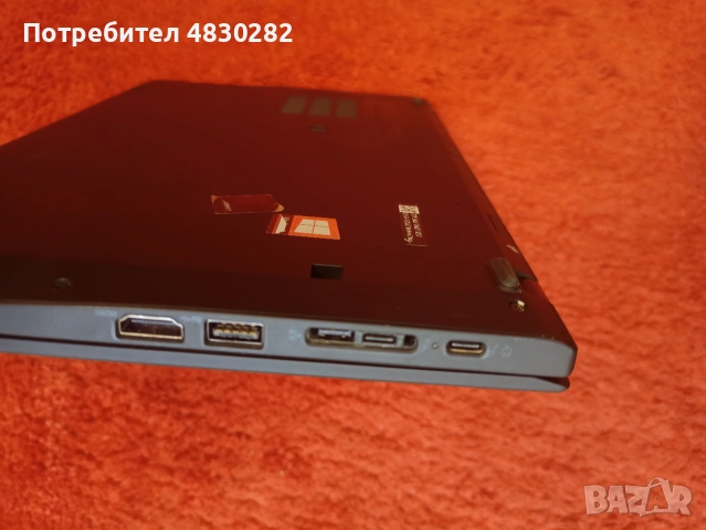 Лаптоп Lenovo X1 Carbon 6th i5-8350U 8GB 2560x1440 , снимка 7 - Лаптопи за работа - 54972057