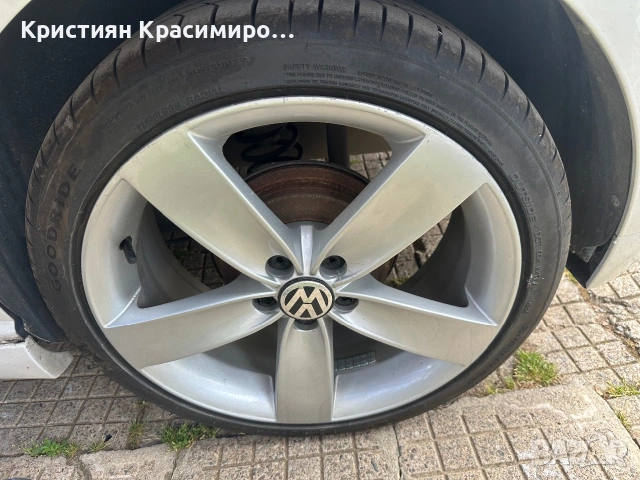 Джанти с гуми 5/100/17 57.1, снимка 5 - Гуми и джанти - 55051986